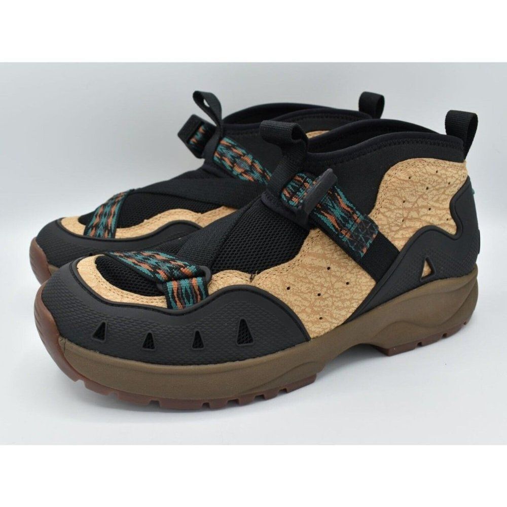 Teva Mens Size 11 Revive '94 Black Tan Mid Hiking Boots Shoes